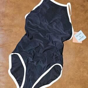 Shade & Shore Women's Black One-Piece Swimsuit - XS